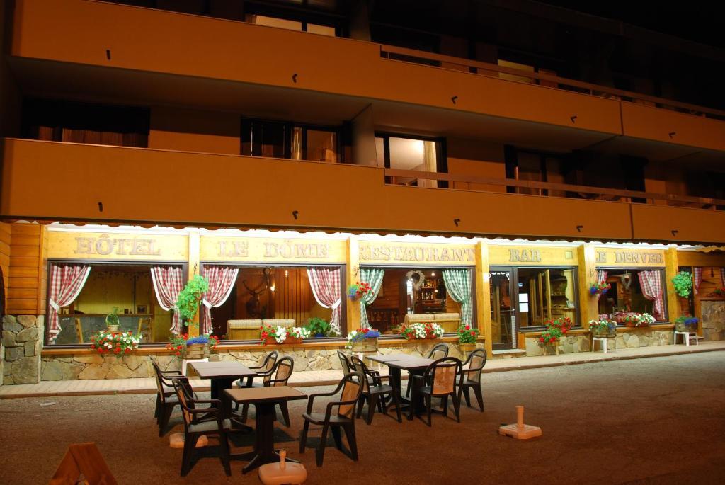Hotel Le Dome Alpe d'Huez Екстериор снимка